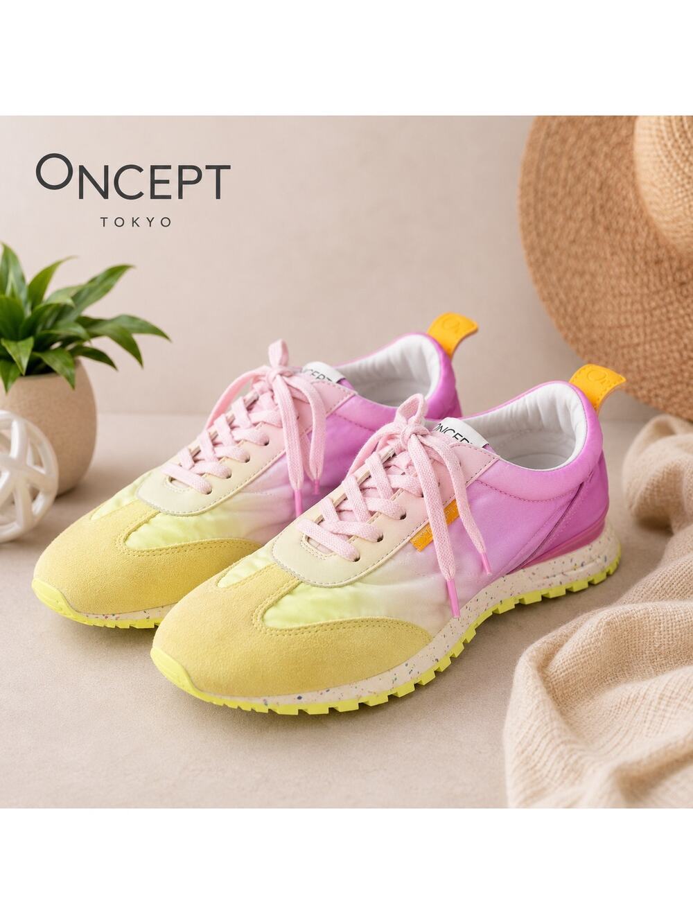 ONCEPT Tokyo Cosmo Multi Sneakers Size 8.5 Sustainable Travel Shoe Athleisure